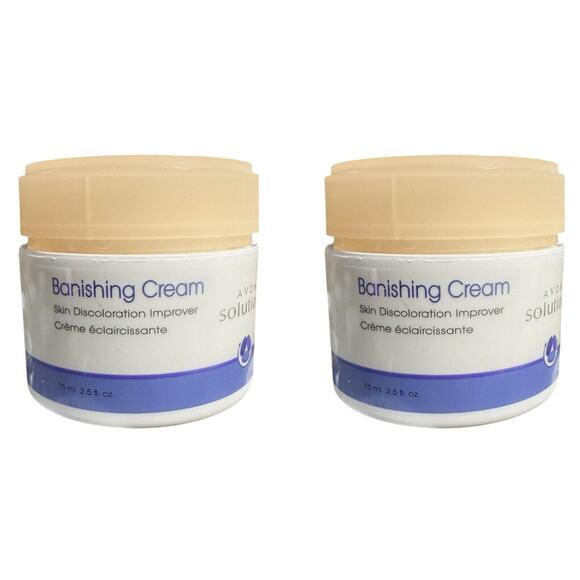 2-Pack Avon Solutions Banishing Cream Skin Discoloration Improver 2.5 oz Each - Picture 1 of 3